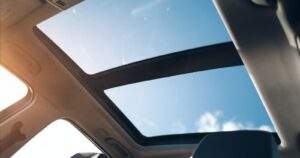 manufacturer installed car sunroof