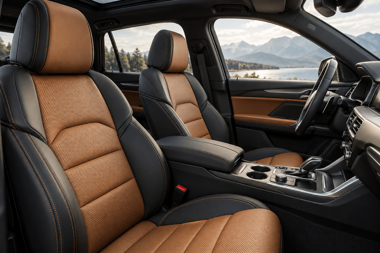 Premium custom leather interior ready for a Phoenix vehicle owner